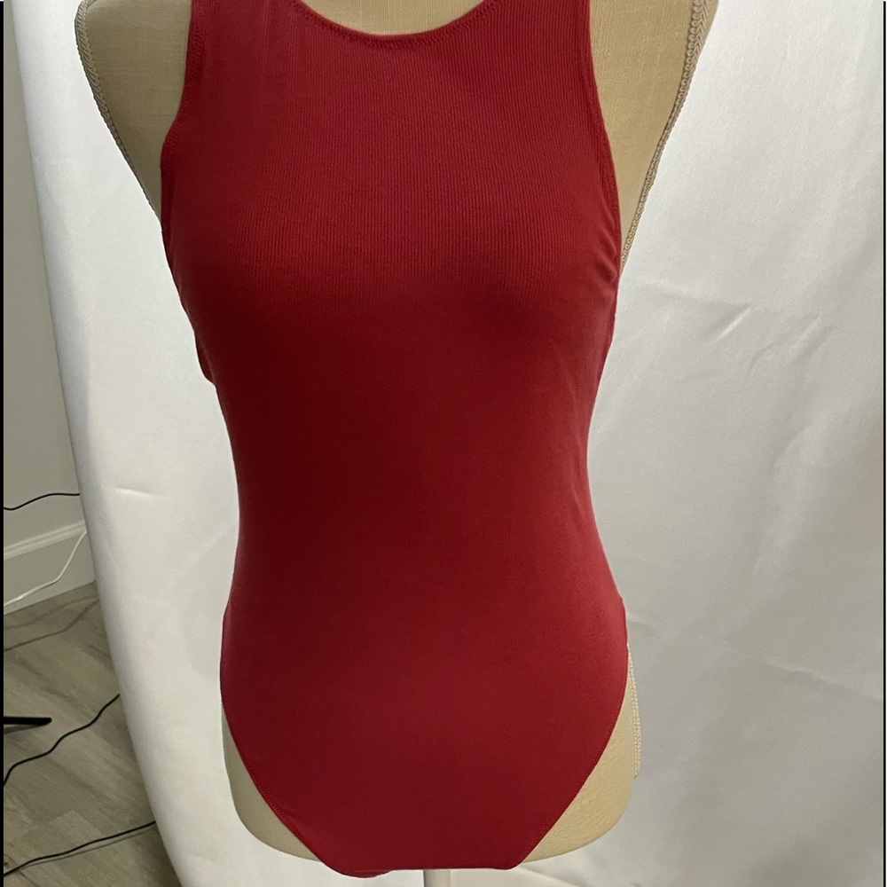 NWT Free People Up and Around Tank Bodysuit Large
